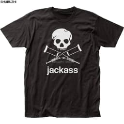 S-5XL Fashion Mens Jackass Logo Graphic Printed Black T Shirts Fashion Classic Unique gift 2026