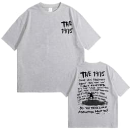 The 1975 about You Graphic Print T-shirt Being Funny in A Foreign Language Album Tshirt Men Women Hip Hop Casual Vintage T Shirt