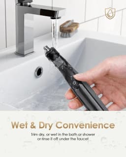 Durable Nose and Ear Shaver Replacement Head - Compatible with OneBlade QP2734/QP2834/QP25XX/QP26XX/Pro 360 Precision Dual Blade