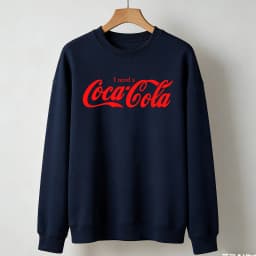 Unisex I Need A Cola Logo Autumn and Winter Sweatshirt Coke Lover Hoodie Gift for Matching Hoodies Long Sleeve Casual Pullover
