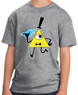 PubliciTeeZ Bill Cipher Walking Gravity Falls Youth T-Shirt New Spring/Summer Arrivals Regular Fit Casual