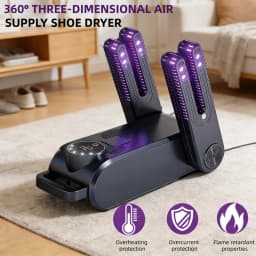 Foldable Shoes Dryer UV Shoes Dryer With Intelligent Timer Household Deodorizing Sterilizing Shoe Dry Machine Boot Dryer Heater