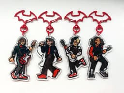 My Chemical Romance Epoxy Keychains PVC Collectible Key Ring for Fans