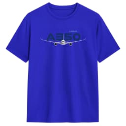 Airbus A350 T Shirt Men  Vintage T Shirts Summer Crew Neck Leisure Tee Shirt Hot Sale Oversized Tops