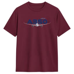 Airbus A350 T Shirt Men  Vintage T Shirts Summer Crew Neck Leisure Tee Shirt Hot Sale Oversized Tops