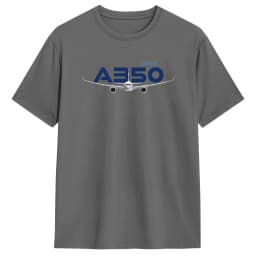Airbus A350 T Shirt Men  Vintage T Shirts Summer Crew Neck Leisure Tee Shirt Hot Sale Oversized Tops