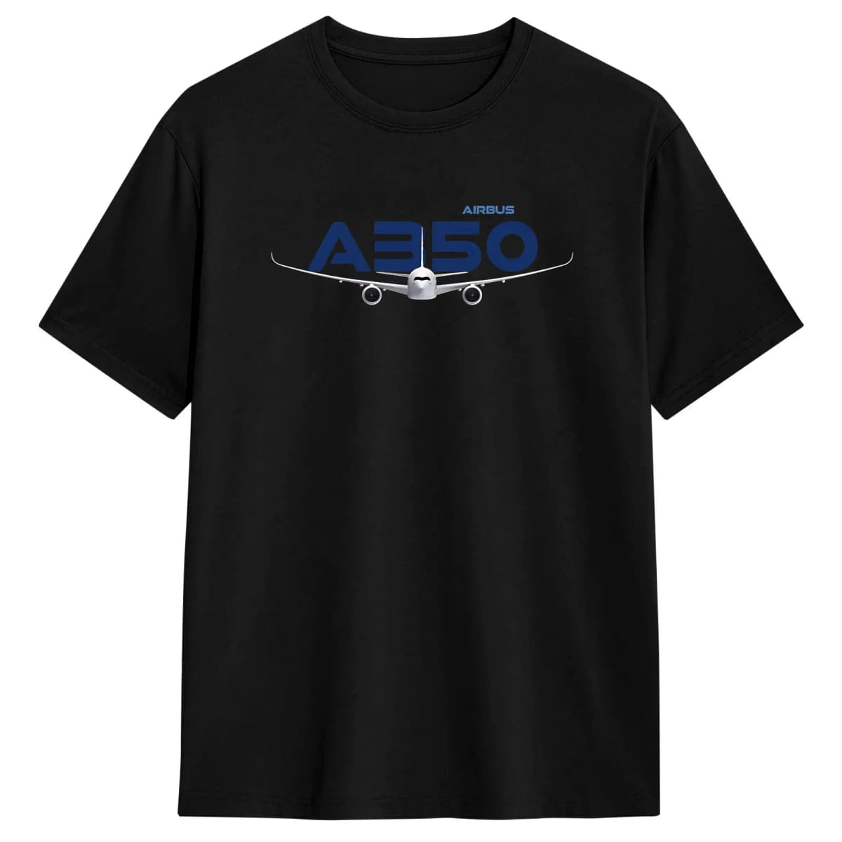 Airbus A350 T Shirt Men  Vintage T Shirts Summer Crew Neck Leisure Tee Shirt Hot Sale Oversized Tops