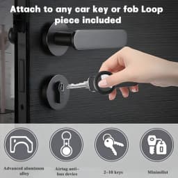 Aluminum Alloy Keychain for Apple Airtag Key Holder Compatible Tracking Keyfob for Smart Key Rings