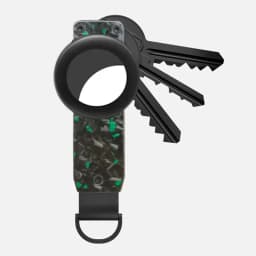 Aluminum Alloy Keychain for Apple Airtag Key Holder Compatible Tracking Keyfob for Smart Key Rings