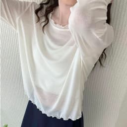 Spring Summer White T-shirt Loose Fit Petal Sleeve Cover-up Female Chic Fungus Neck Tees Tops See Through Korean Lady T Shirt