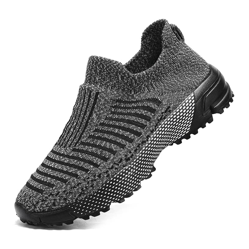 Men Sports Running Black Jogging Shoes Casual Sneakers Outdoor Breathable Mesh for Women Light Shock-absorption Black Tennis