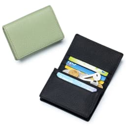 New Multifunctional Card Sleeve Casual Cowhide Business Card Bag Business Coin Purse Men's