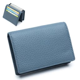 New Multifunctional Card Sleeve Casual Cowhide Business Card Bag Business Coin Purse Men's