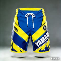2026 Summer New Yamaha Stripe Coloring Fashion Sports Outdoor Fitness Shorts, Men Women Large Casual Motorcycle Riding Shorts