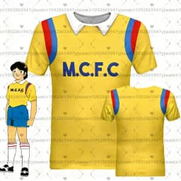 2026 Kids Anime Captain Tsubasa Football Jersey 3d Johnson Print Benji Julian Ross Soccer T Shirt Summer Men's Sports T-Shirts