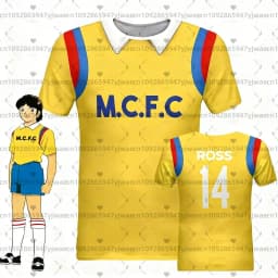 2026 Kids Anime Captain Tsubasa Football Jersey 3d Johnson Print Benji Julian Ross Soccer T Shirt Summer Men's Sports T-Shirts