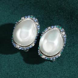Vintage Pearl Stud Earrings Woman Elegant Jewelry Silver Color Accessories Rhinestone Luxury Irregular Designer Wedding New 2026
