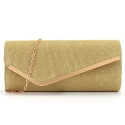 Fashionable Clutch Bag, New Versatile Makeup Bag for Women's Weddings, Round-bottomed Metal Flip Top Dinner Bag