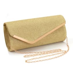 Fashionable Clutch Bag, New Versatile Makeup Bag for Women's Weddings, Round-bottomed Metal Flip Top Dinner Bag