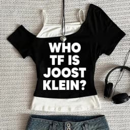 Joost Klein cropped top teen graphic korean fashion gothic kawaii top tees baddie cheap clearance sales