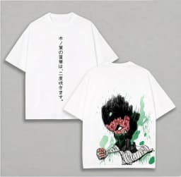 Rock Lee T Shirt Eight Gates Naruto Vintage Acid Wash Streetwear  Retro Anime Graphic Men Tees Cotton Clothing Top
