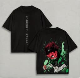 Rock Lee T Shirt Eight Gates Naruto Vintage Acid Wash Streetwear  Retro Anime Graphic Men Tees Cotton Clothing Top