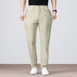 Thin Fashionable Straight Men's Casual Pants Loose Casual Business Stretch Pants Comfortable Breathable Male Brand Pants