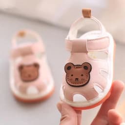 Summer Baby Sandals Boy Girls Sound Shoes Soft Bottom Anti Slip 0-2 Years Toddler Squeaky Shoes Baby Girl Sandals Boy Shoes