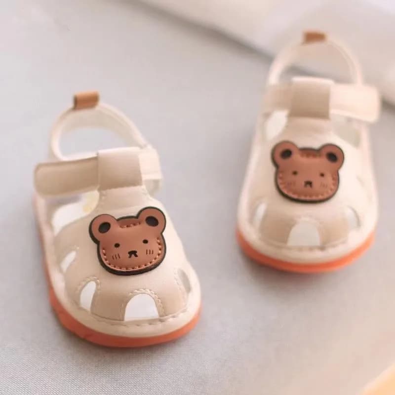 Summer Baby Sandals Boy Girls Sound Shoes Soft Bottom Anti Slip 0-2 Years Toddler Squeaky Shoes Baby Girl Sandals Boy Shoes