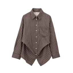 2026 Women's New Spring Striped Lapel Button Down Shirt, Casual and Versatile for Daily Outings, Effortless Style