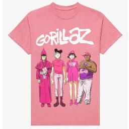 Gorillaz, A British Virtual Band, Is A Street Urchin Casual T-shirt Luxury Band Brand for Both Men and Women Top
