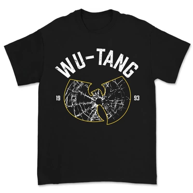 Legendary Rap Group Wu Tang Clan Casual T-shirt Men's and Women's Luxury Band Brand Top 2026
