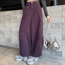 Spring Summer High Waist Cotton Women's Wide Leg Pants 2026 New Single Button Casual Loose Ankle Length Trousers Female