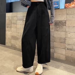 Spring Summer High Waist Cotton Women's Wide Leg Pants 2026 New Single Button Casual Loose Ankle Length Trousers Female