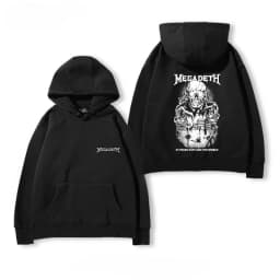 Hot 2026 MEGADETH TRIVIUM Rock Band Hoodie Men Fall/winter Heavy Metal Loose High Street Top