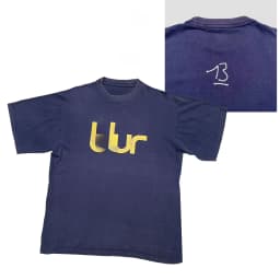 2026 BLUR Band British Rock Punk Casual T-Shirt Men's and Women's Luxury Band Brand Top White