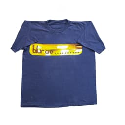 2026 BLUR Band British Rock Punk Casual T-Shirt Men's and Women's Luxury Band Brand Top White