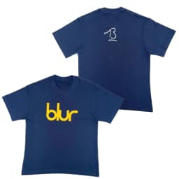 2026 BLUR Band British Rock Punk Casual T-Shirt Men's and Women's Luxury Band Brand Top White