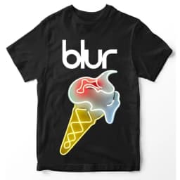 2026 BLUR Band British Rock Punk Casual T-Shirt Men's and Women's Luxury Band Brand Top White