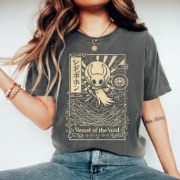 Hollow Knight Fans Silksong Hornet Tee Indie Game Gift Fan Made Gamer T-Shirt Unisex Gaming Shirt Bug Warrior