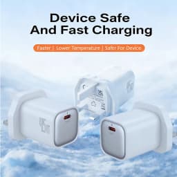 PD 45W GaN USB Charger For Phone Super Fast Charging UK plug Type C Charger