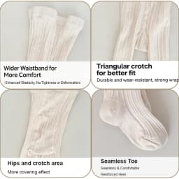 Toddler Girls Tights Soft Breathable Knit Cotton Ribbed Pantyhose for Kids Children Daily Wear Girls Stockings
