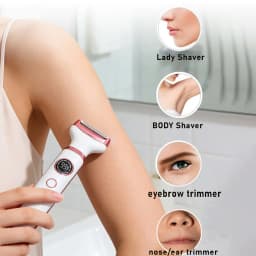 4 in 1 Lady Body Electric Trimmer Eyebrow Nose Women Facial Shaver Armpit Painless Female Trimming Tools For The Bikini Area