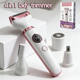 4 in 1 Lady Body Electric Trimmer Eyebrow Nose Women Facial Shaver Armpit Painless Female Trimming Tools For The Bikini Area