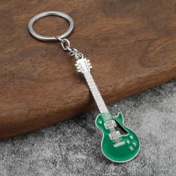 10-100Pcs Creative Musical Instrument Pendant Event Gift Bag Pendant Metal Lacquer Guitar Keychain