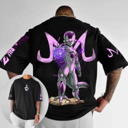 New Dragon Ball Anime Cotton T-shirt 2026 Summer New Frieza Co Branded Printed Men's Harajuku Casual Parent Child Top