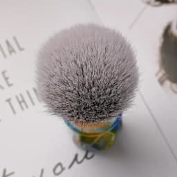 2026 YAQI Wet Shaving Brush Starry Night New 28MM Synthetic Hair Mens Shaving Brush