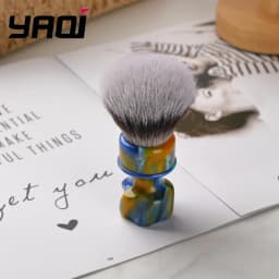 2026 YAQI Wet Shaving Brush Starry Night New 28MM Synthetic Hair Mens Shaving Brush