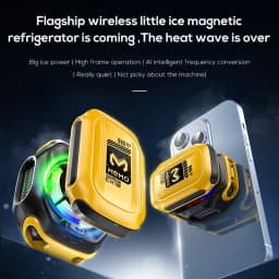 MEMO CX12 Mobile Phone PUBG Game Cooler Magnetic Semiconductor Ice Cooling Fan Radiator with Digital Display for IPhone Android
