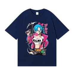 2026 New Dragon Ball Bulma Japanese Style Classic Tee High-quality Streetwear T-shirts Suitable for Both Men Women T-shirts